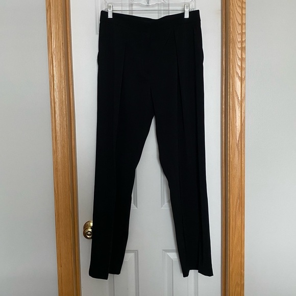 IRO High Waisted Black Trouser Pants with Pleats Size 38 US 6 - Picture 1 of 11